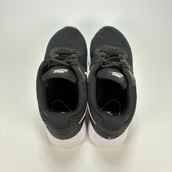 Nike Tanjun Black White Athletic Lace Up Running Shoe 812655-011 Women's Size 7 - Picture 6 of 11